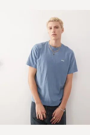Obey – T-Shirt in Pigment-Kronenblau mit Logo