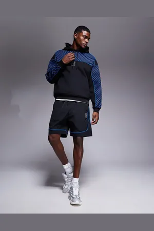 HUGO BOSS HUGO – Red Bull Racing Capsule – Garat – Shorts in mit blauer Paspelierung und Kordelzug