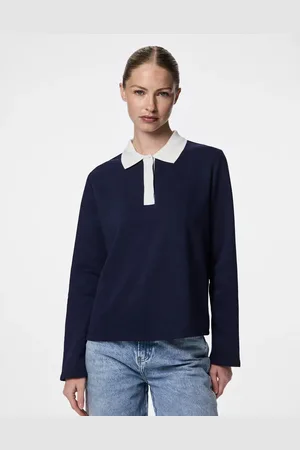 Pieces® – Sweatshirt in Maritimblau