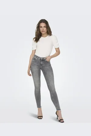 ONLY – Enge Jeans aus Denim in