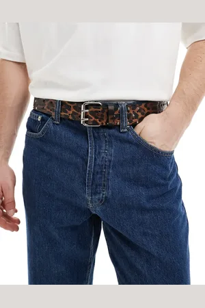ASOS – Gürtel mit Leopardenmuster mit kleinen Sterndetails