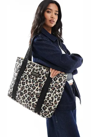 Barbour – Boulevard – Tragetasche mit Leopardenmuster