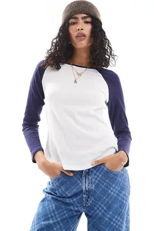 Cotton On Cotton On – Oberteil in und Kokosnuss mit langen Raglanärmeln