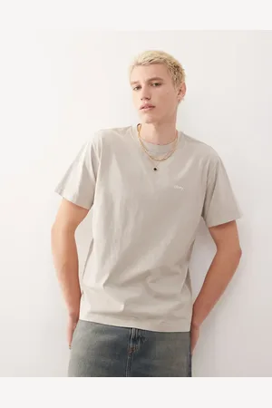 Obey – T-Shirt in Pigment-Silbergrau mit Logo