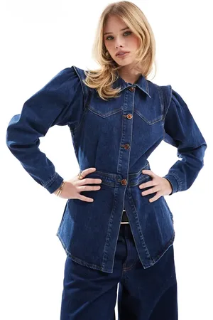 SCALPERS – Candy – Jeanshemd in Indigoblau