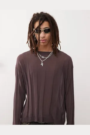 COLLUSION – Oversize-Strickpullover in Braun