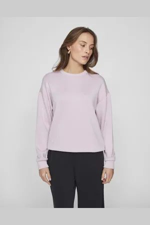 VILA – Sweatshirt in charmantem Orchideenrosa