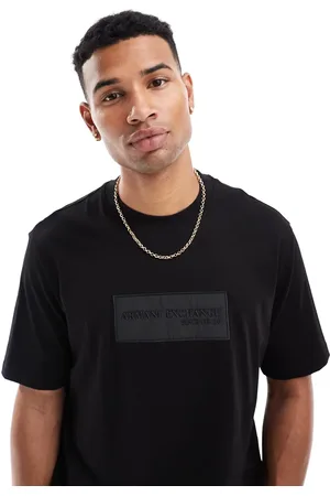 Armani Exchange – T-Shirt in mit erhöhtem Brust-Logo