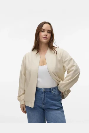 VERO MODA – Bomberjacke in Hellbeige
