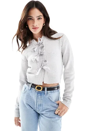 Cotton On Cotton On – Strickjacke in Hellgrau