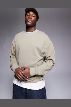 HUGO BOSS – Dapocrew – Locker geschnittenes Sweatshirt in mit mittigem Logo