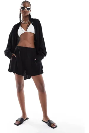 Weekday – Ava – Shorts aus Leinenmix in , Kombiteil