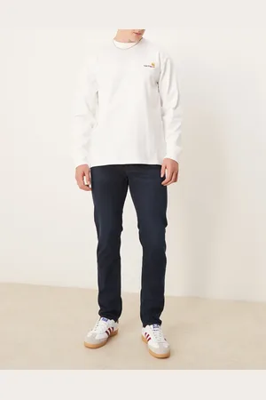 MANGO – Patrick – Schmale Jeans in Indigoblau
