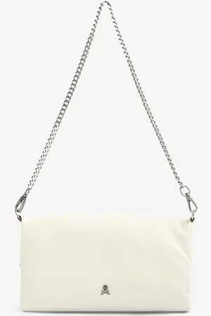 SCALPERS – Handtasche in Ecru mit Nietendetail