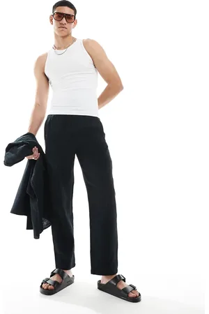 Only & Sons – Loose Fit Hose in aus grob gewebtem Stoff, Kombiteil