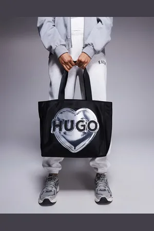 HUGO BOSS – Becky – Große Tragetasche in mit Herzprint