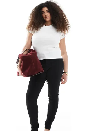 ONLY – Jeans in mit Push-up-Funktion und hohem Bund