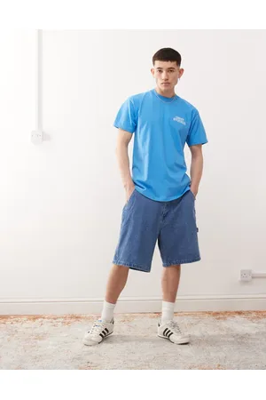 Obey – Bigwig – Carpenter-Jeans-Shorts in hellem Indigoblau