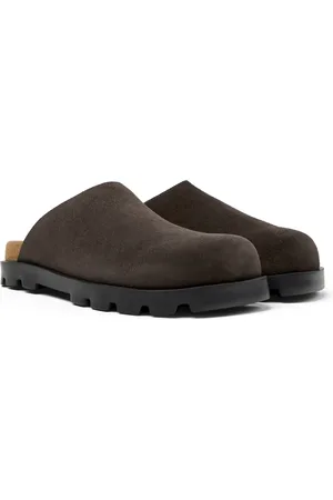Camper – Brutus – Mules-Pantoletten in Dunkelgrau