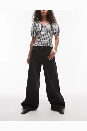 MANGO – Annie – Jeans in mit sehr weitem Bein
