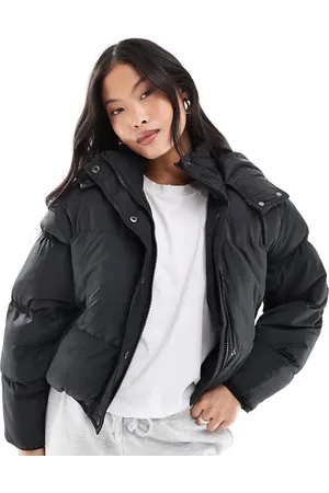 Brave Soul Petite – Steppjacke in mit Kapuze