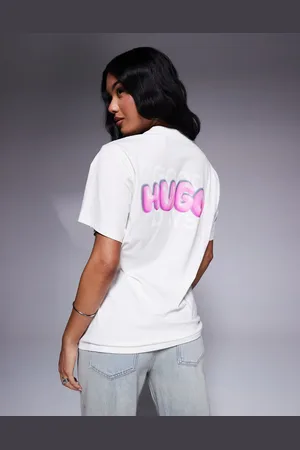 Hugo Blue – Wintage – T-Shirt in mit Logoprint