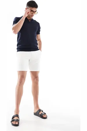 River Island – Shorts in mit Waffelstruktur