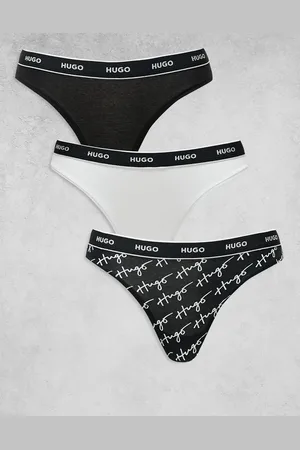 HUGO BOSS HUGO Bodywear – 3er-Pack Tangas in verschiedenen Farben mit Logoschriftzug