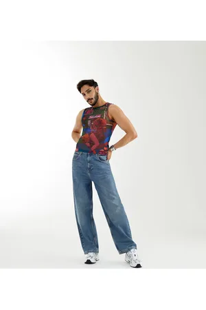 ASOS – PRIDE – Unisex-Tanktop aus Mesh mit Print