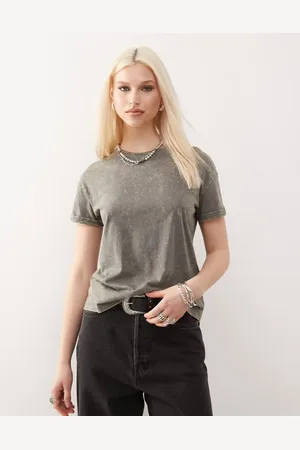 Noisy May – Kastiges T-Shirt in gewaschenem