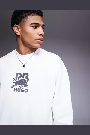 HUGO BOSS HUGO – Red Bull Racing Capsule – Dahrain – Oversize-Sweatshirt in mit zentriertem Logo