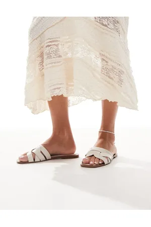 Pull&Bear – Geflochtene Sandalen in