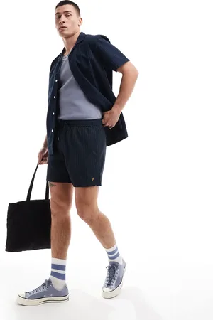 Farah – Strukturierte Seersucker-Shorts in