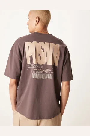 ASOS – Oversize-T-Shirt in mit Print auf der Rückseite