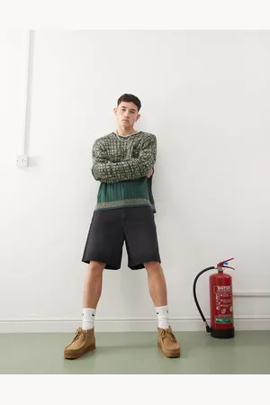 COLLUSION X005 – Skater-Jorts in verwaschenem
