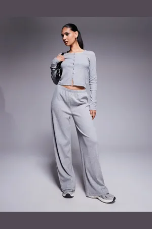 ASOS Weekend Collective – Gerippte Jogginghose in mit weitem Bein, Kombiteil