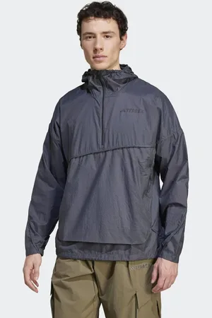 adidas Terrex – Xploric – Windanorak in Grey Six