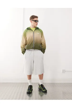 COLLUSION – Festival-Schlupfjacke in Khaki mit Farbverlauf