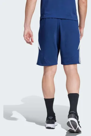 adidas – Tiro 24 – Sweatshorts in Team Navy 2 / Weiß