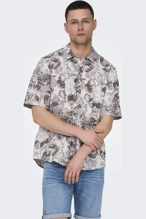 Only & Sons – Hemd in Raindrops