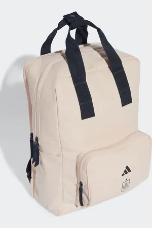 adidas – Spanien (Frauen-Team) Auswärtsspiel – Rucksack in Pastellrosa/dunklem Marineblau