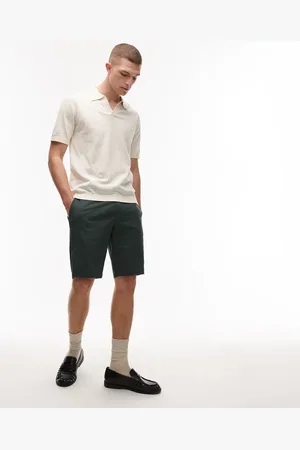 MANGO – Chino-Shorts aus Leinenmix in