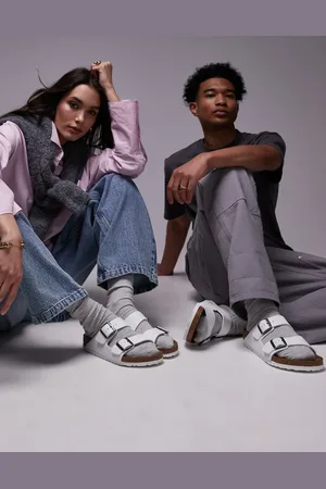 Birkenstock – Arizona – Birko-Flor-Sandalen in mit Unisex-Passform