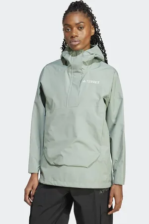 adidas Terrex – xploric 2.5l climaproof – Anorak in Silbergrün