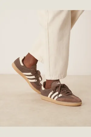 adidas – Samba OG – Sneaker aus Häkelstoff in und Cremeweiß
