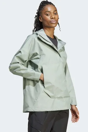 adidas Terrex – xperior 2l gore-tex – Performance-Jacke in Silbergrün