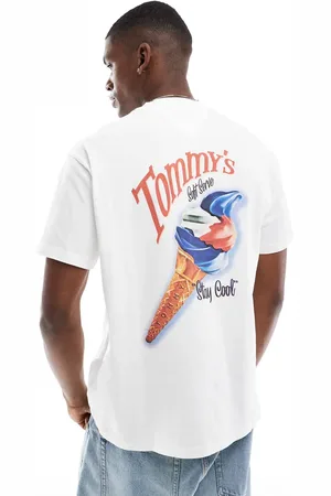 Tommy Hilfiger – T-Shirt in mit Eiscreme-Rückenprint