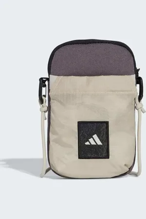 adidas – Cityxplorer – Kleine Umhängetasche in Grey Strata und Beige