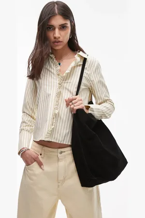 Topshop – Luna – Tragetasche in aus Wildleder