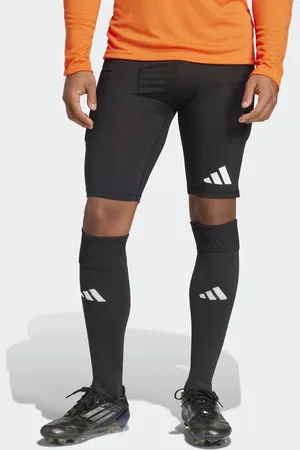 adidas – Squadra 25 – Torwart – Wattierte kurze Leggings in / Weiß